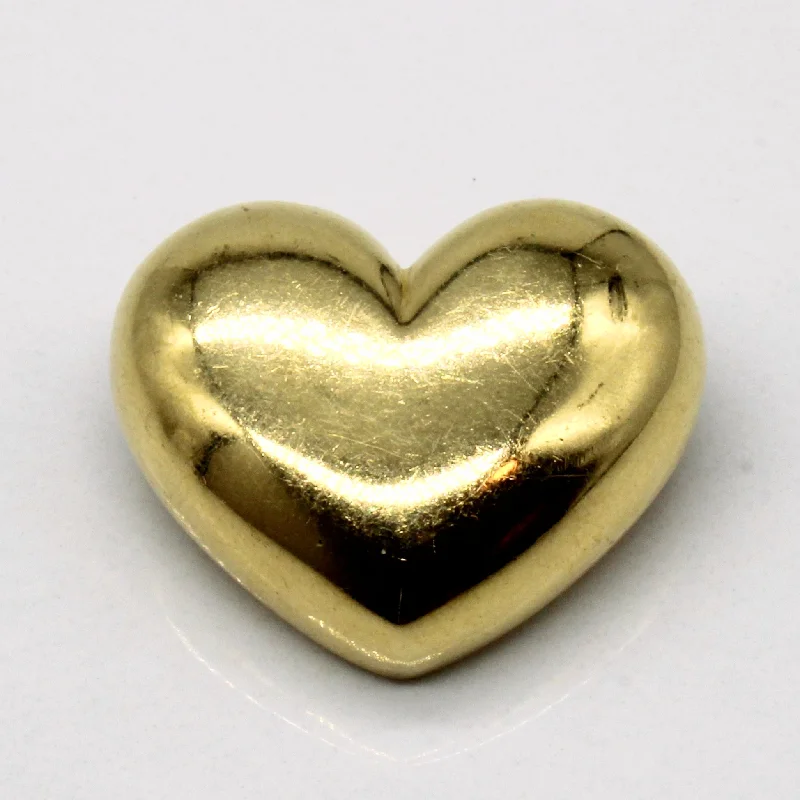 diamond halo engagement ring 18k Yellow Gold Heart Pendant