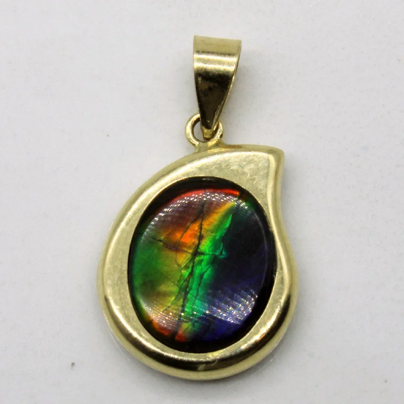 vintage-style garnet ring Ammolite Pendant | 0.60ct |