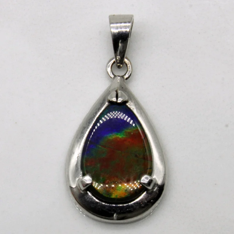 birthstone stacking rings set Ammolite Pendant | 1.49ct |