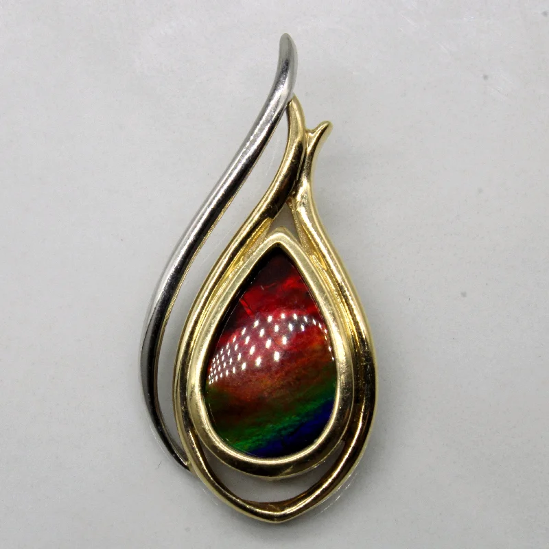 real citrine gemstone pendant Ammolite Pendant | 1.76ct |