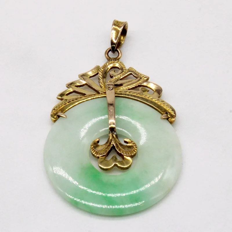 unique moon phase ring Chinese Jadeite Pendant | 13.50ct |