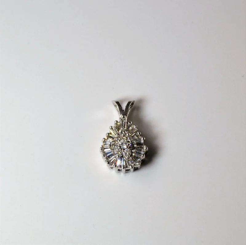 handcrafted beaded hoop earrings Mixed Cut Diamond Drop Pendant | 0.66ctw |