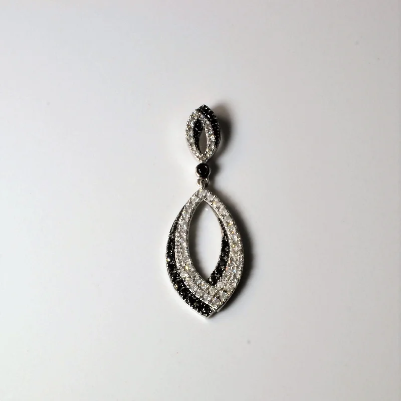 handcrafted beaded bracelet boho White Gold Diamond Cluster Pendant | 0.50ctw |