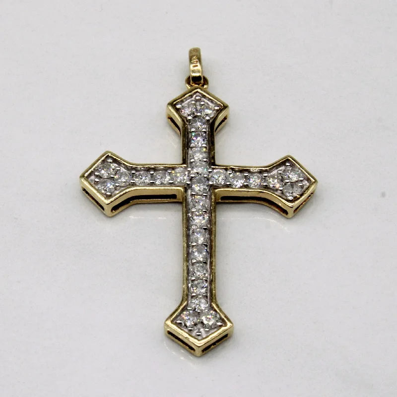 celestial star cluster earrings Diamond Cross Pendant | 0.68ctw |
