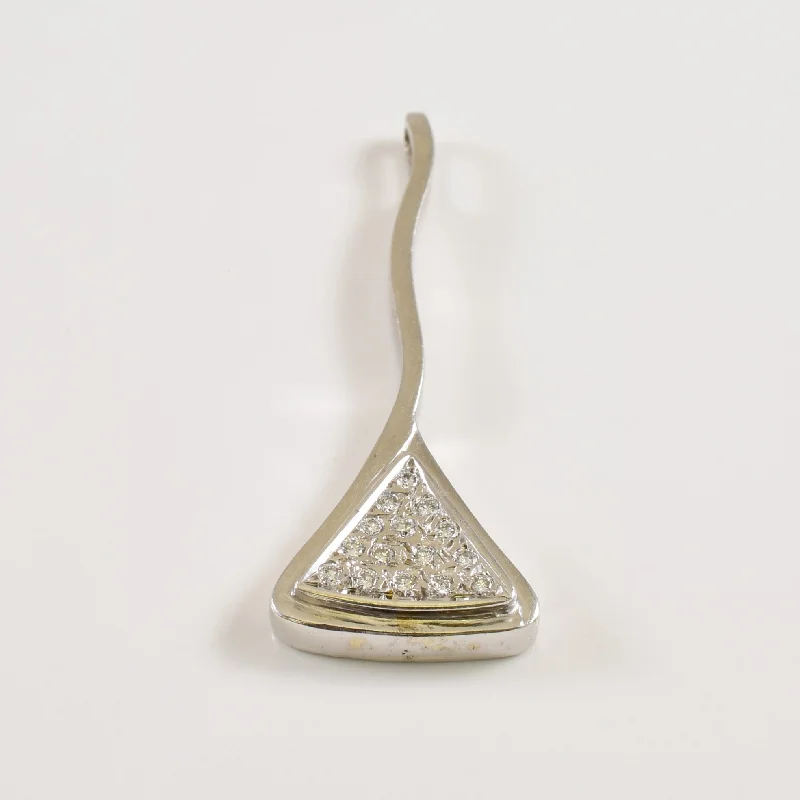 elegant marquise diamond ring Diamond Drop Pendant | 0.15ctw |