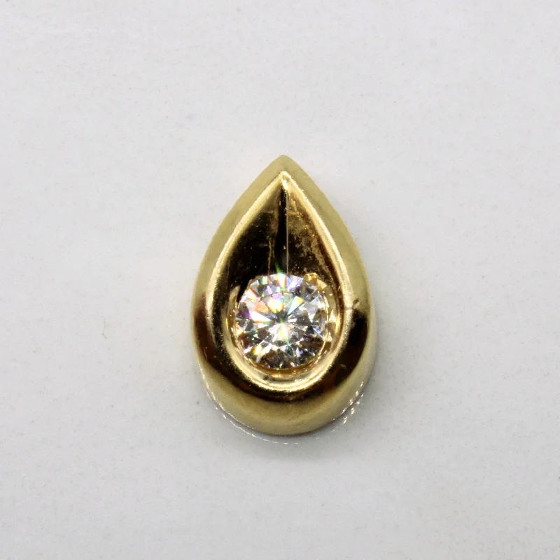 vintage crystal chandelier earrings Diamond Drop Pendant | 0.27ct |