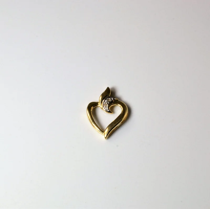 infinity necklace with birthstones Diamond Heart Pendant | 0.01ctw |