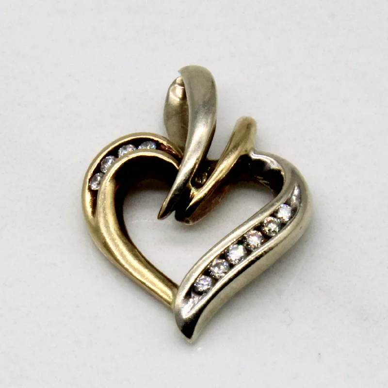 freshwater pearl drop earrings Diamond Heart Pendant | 0.10ctw |