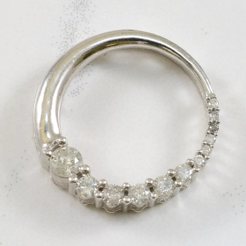 petite diamond promise ring Diamond Hoop Pendant | 0.25ctw |