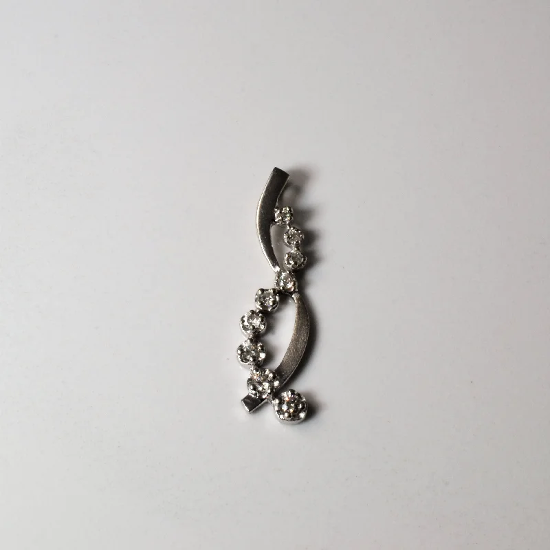 emerald gemstone earrings Diamond Infinity Pendant | 0.11ctw |