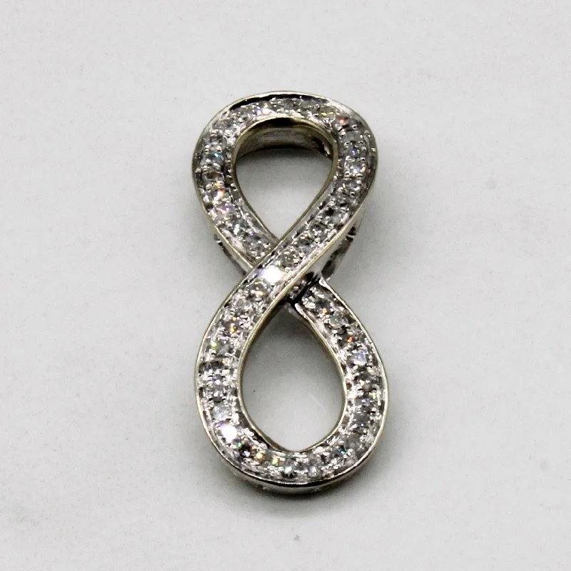 real diamond solitaire ring Diamond Infinity Pendant | 0.23ctw |