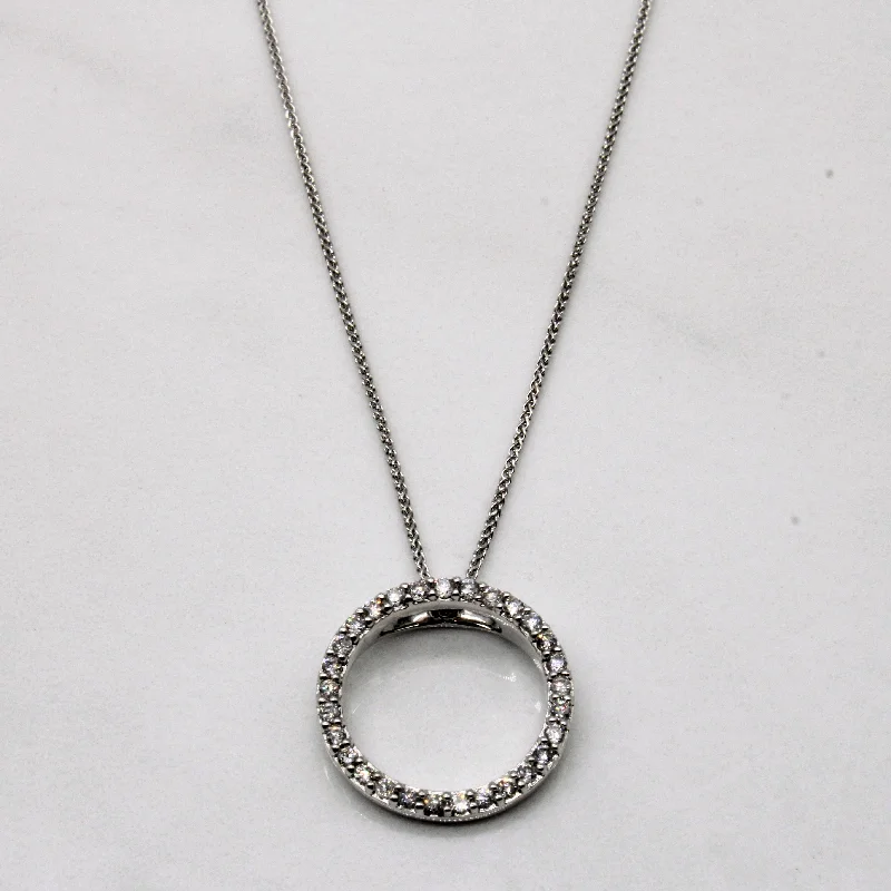 tiny diamond cross necklace Diamond Infinity Pendant & Necklace | 0.15ctw | 18" |