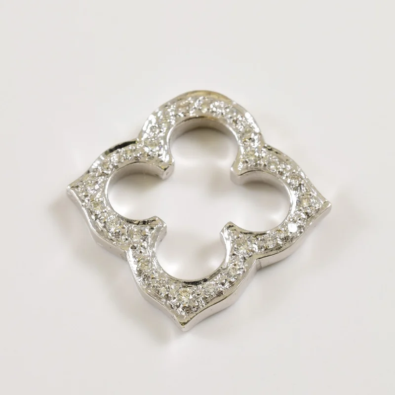 vintage-style floral brooch Diamond Pendant | 0.20ctw |
