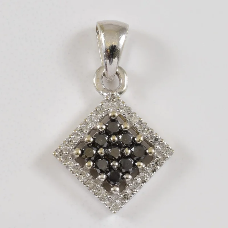 real jade bangle bracelet Grid Set Diamond & Sapphire Pendant | 0.07ctw, 0.18ctw |