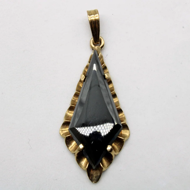 celestial galaxy planet necklace Hematite Pendant | 8.50ct |