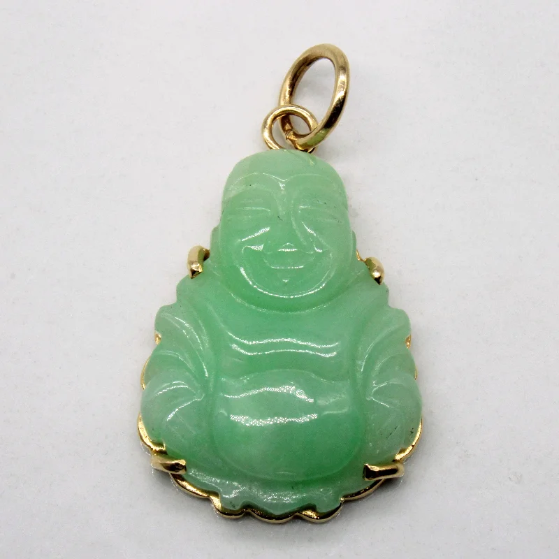 dainty lotus flower ring Jadeite Buddha Pendant | 15.00ct |