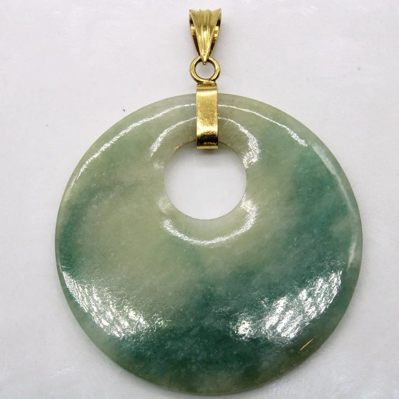 diamond halo stud earrings Jadeite Pendant | 10.75ct |