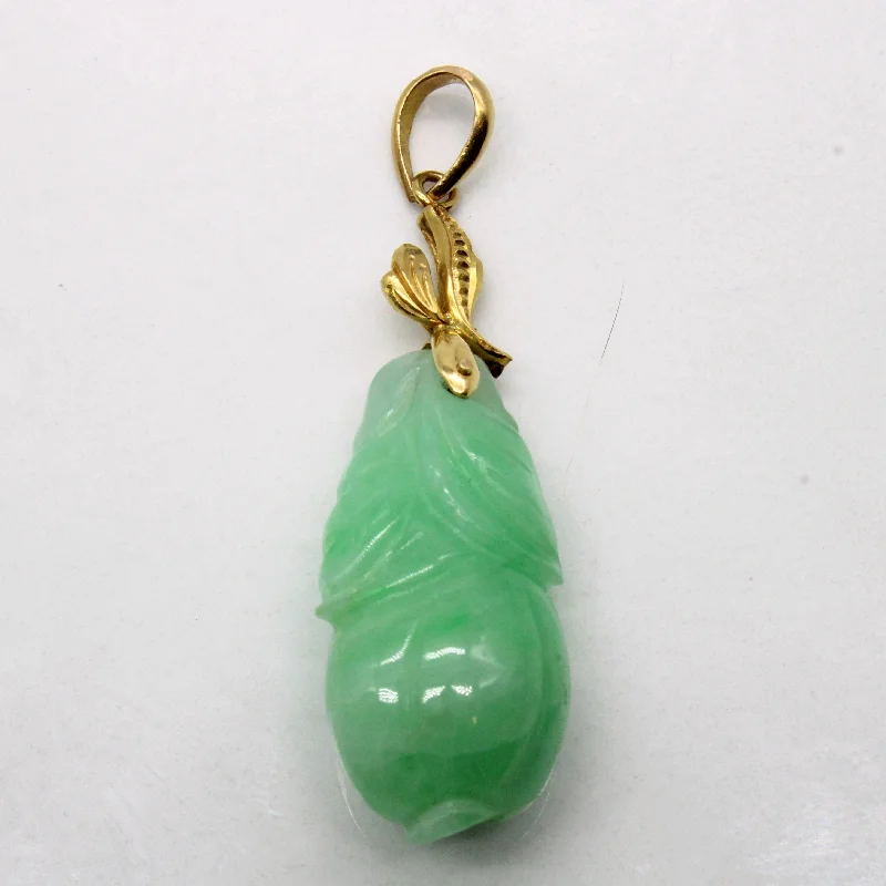 personalized gemstone pendant necklace Jadeite Pendant | 18.50ct |