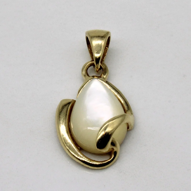 moissanite engagement ring affordable Mother of Pearl Pendant | 5.00ct |
