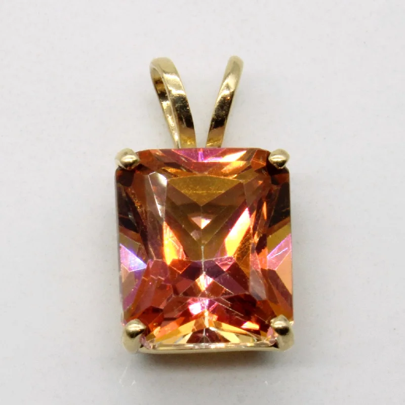 classic silver pearl earrings Mystic Topaz Pendant | 5.05ct |