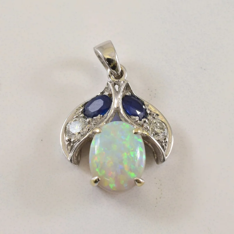 real diamond eternity band Opal, Sapphire, & Diamond Pendant | 0.80ct, 0.40ctw, 0.20ctw |