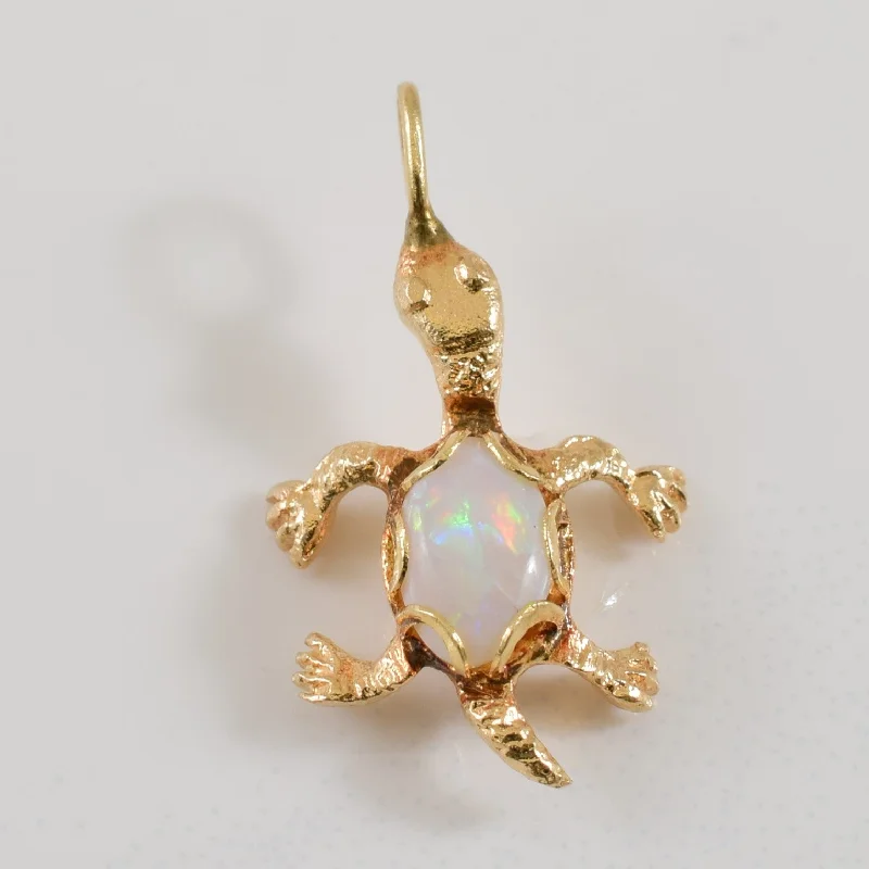 pearl stud earrings classic Opal Turtle Pendant | 0.25ct |