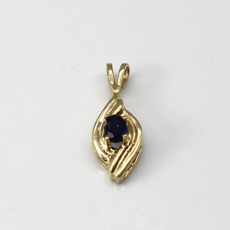 Sapphire Drop Pendant | 0.18ct |