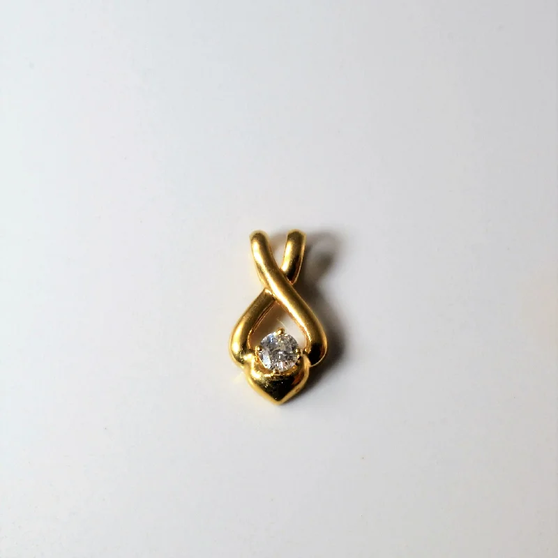 personalized family tree necklace Diamond Infinity Drop Pendant | 0.26ct |