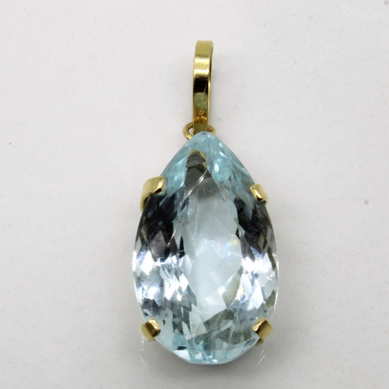 vintage pearl engagement ring Topaz Pendant | 8.97ct |