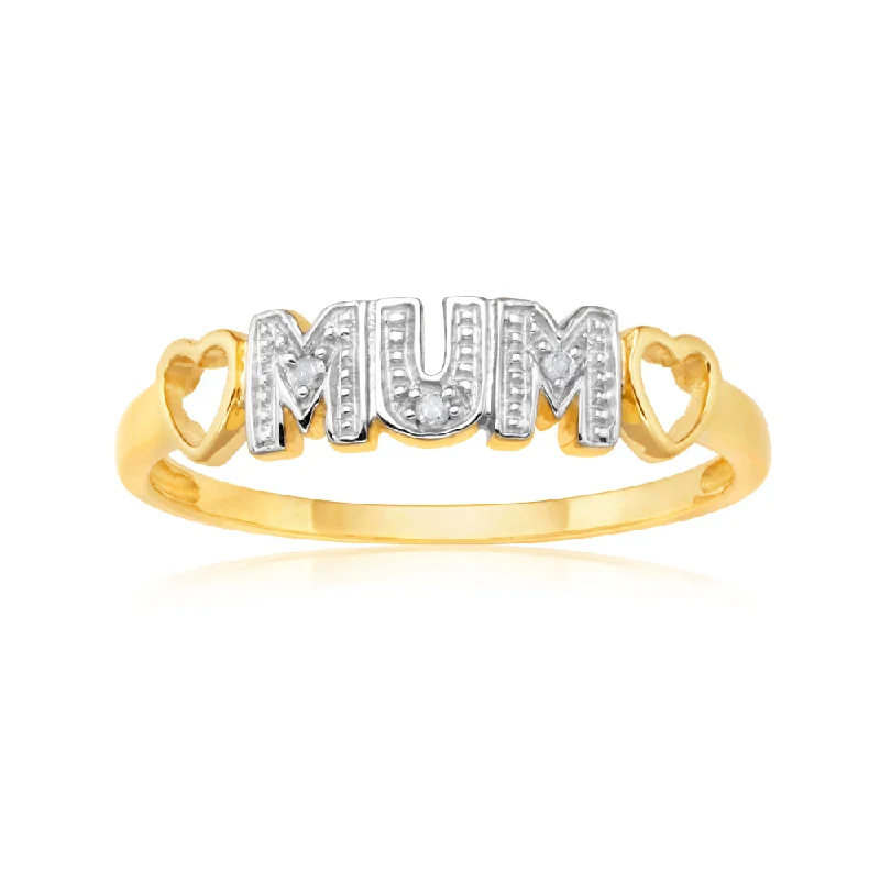 celestial constellation necklace silver 9ct Yellow Gold Diamond Ring Set With Beautiful Brilliant Cut Diamonds
