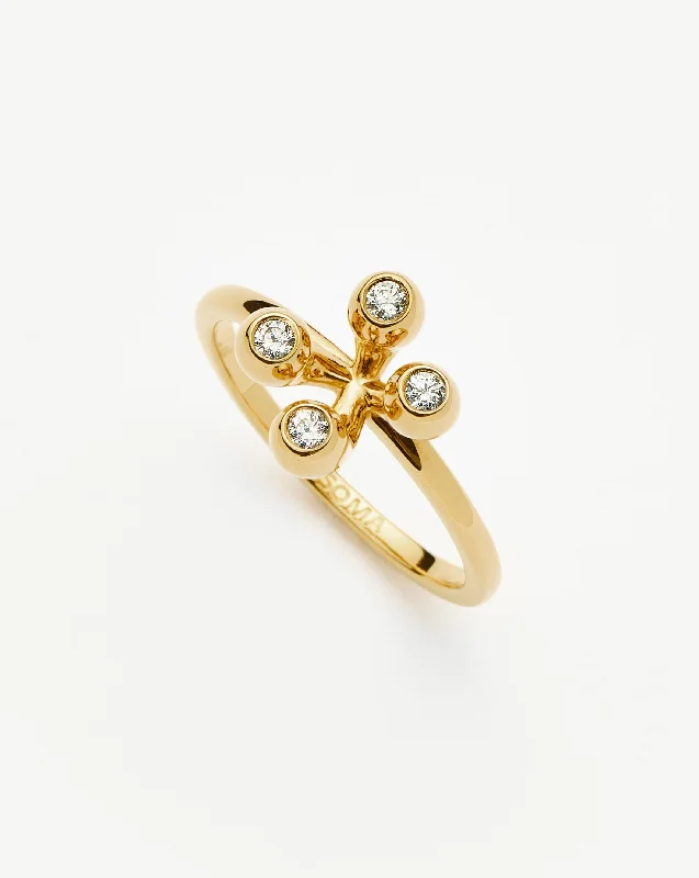 Atom Ring | 18ct Gold Vermeil