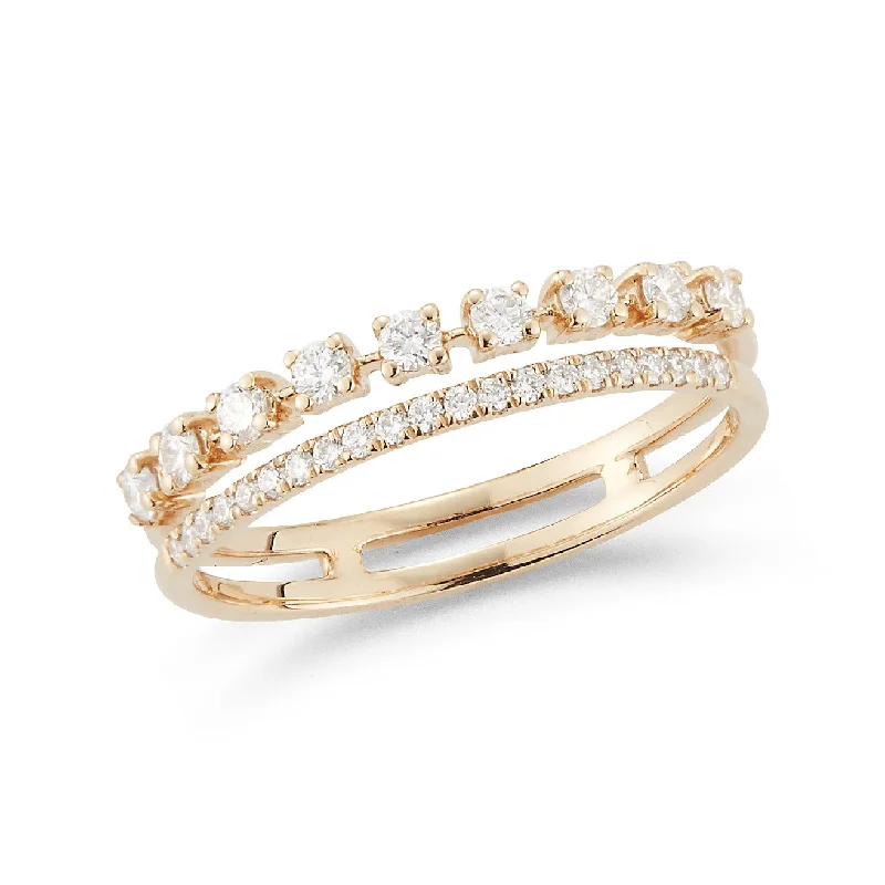 Ava Bea Double Row Ring