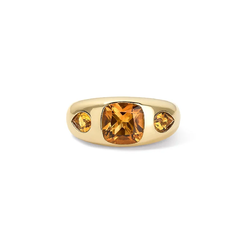 Citrine Trio Ring