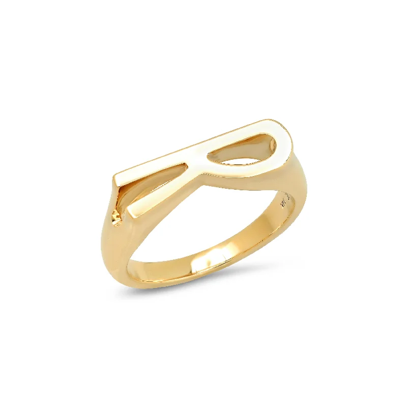 Classic Chunky Initial Ring