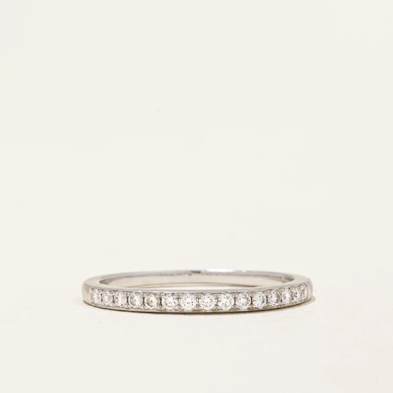 Diamond Half Eternity Ring | 0.21ctw | SZ 6.75 |