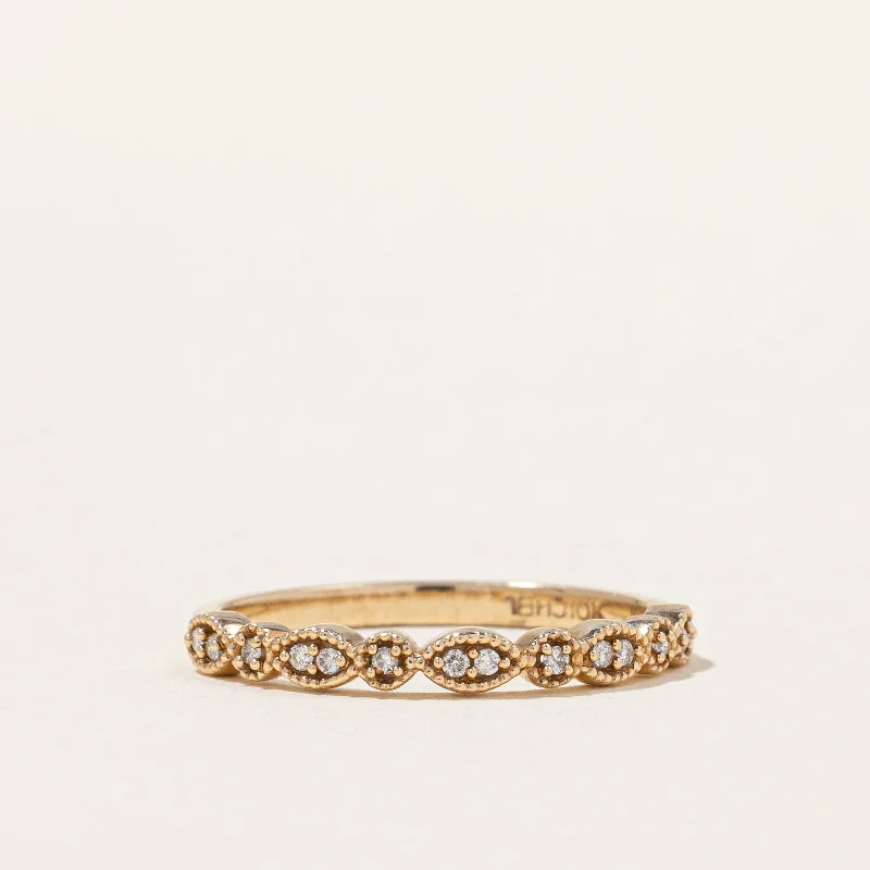 Diamond Semi Eternity Band | 0.07ctw | SZ 6.25 |