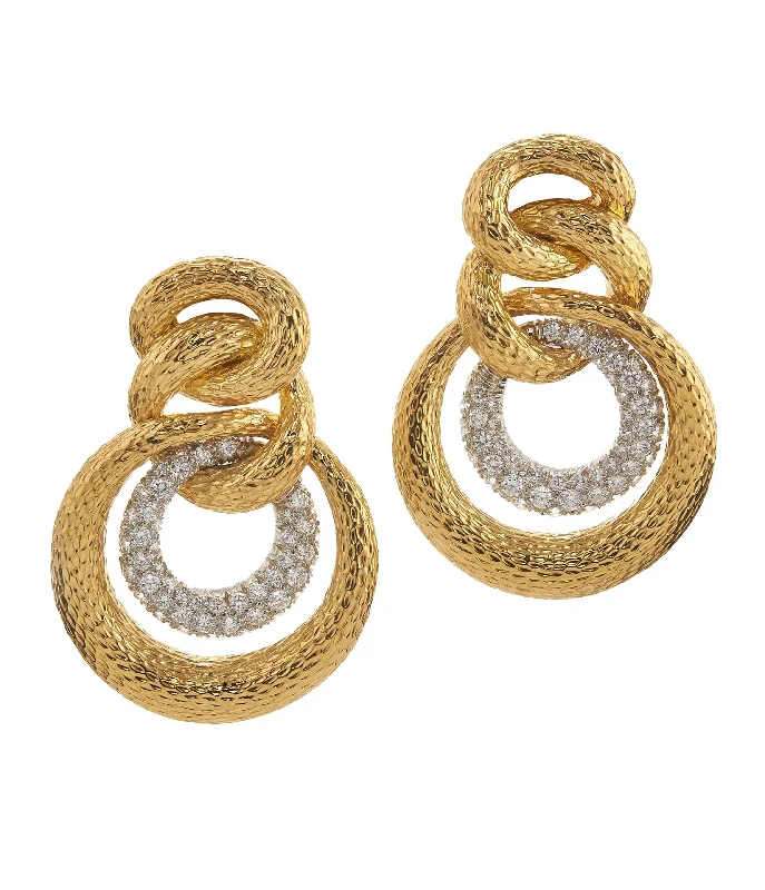 dainty silver hamsa bracelet Madison Twisted Double Round Hoop Earrings