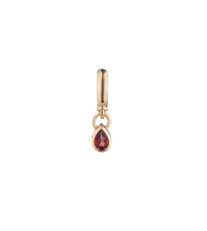 unique diamond stud earrings Forever & Always a Pair - Love : Ruby Hoop Earring