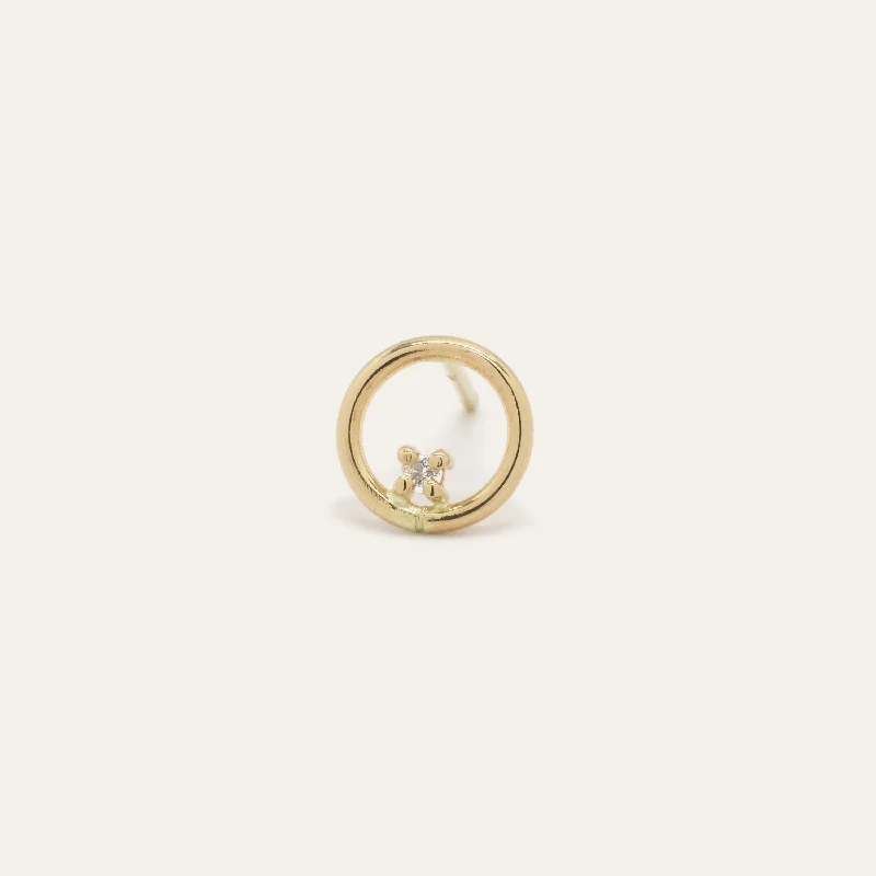 dainty rose gold anklet Full Moon Earring