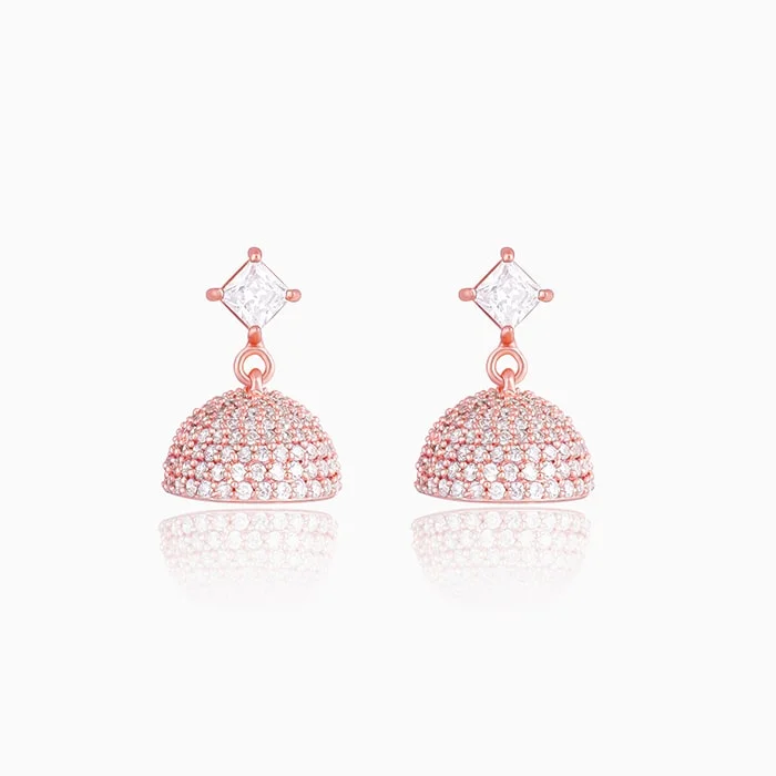 Rose Gold Forever Elegant Jhumki