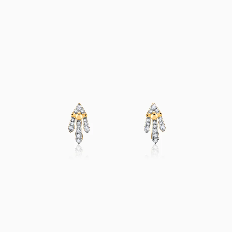 Gold Aspire Diamond Earrings