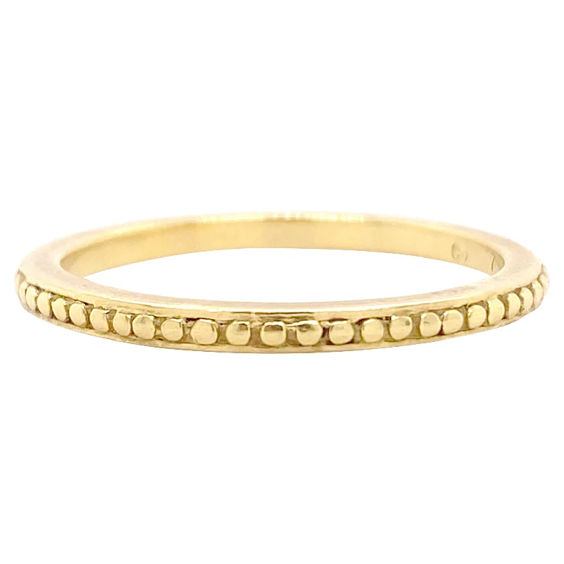 vintage lock and key necklace Gold Band, Yellow Gold Wedding Ring, Stackable Band