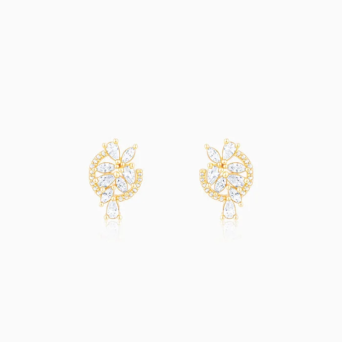 The White Periwinkle Earrings