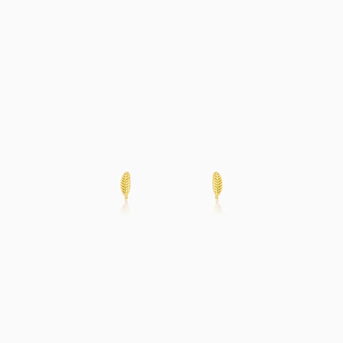 Golden Alluring Stud Earrings