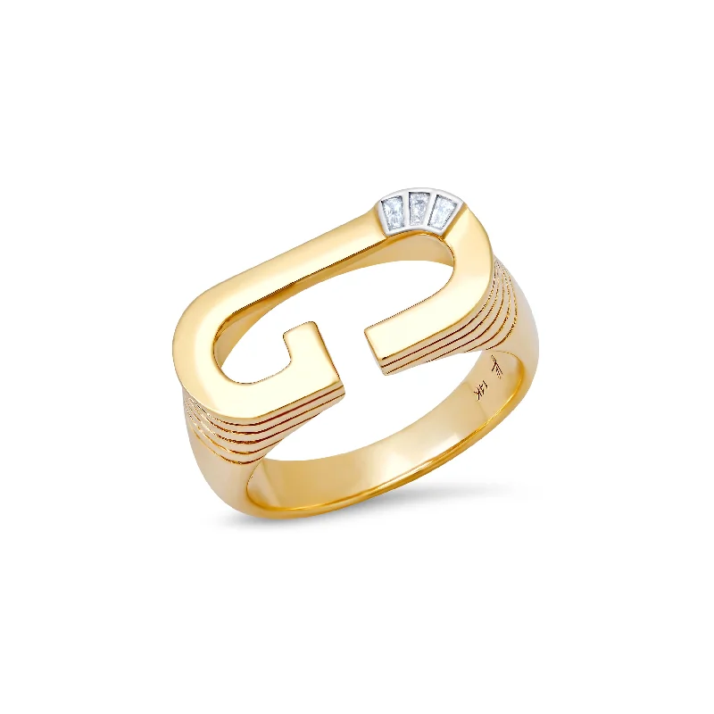 Grandsize Initial Ring