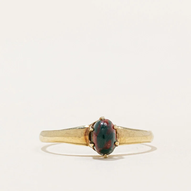 Imitation Bloodstone Ring | 0.45ct | SZ 8.25 |