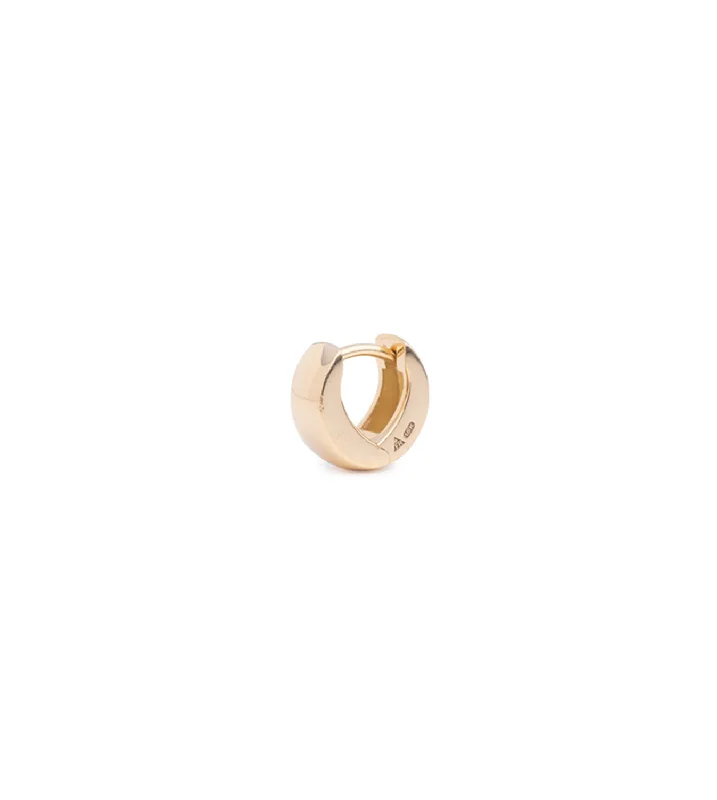 waterproof beach anklet stainless steel Love : Chubby Gold Huggie Earring