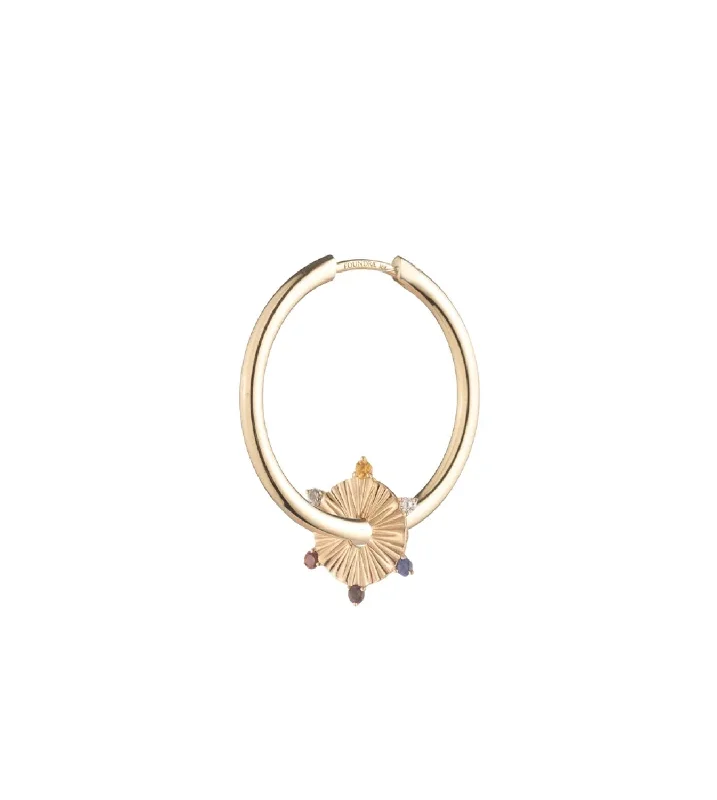 infinity knot wedding band Inner Light : Oversized Hoop Earring