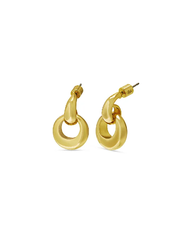 Knock, Knock Gold Earrings