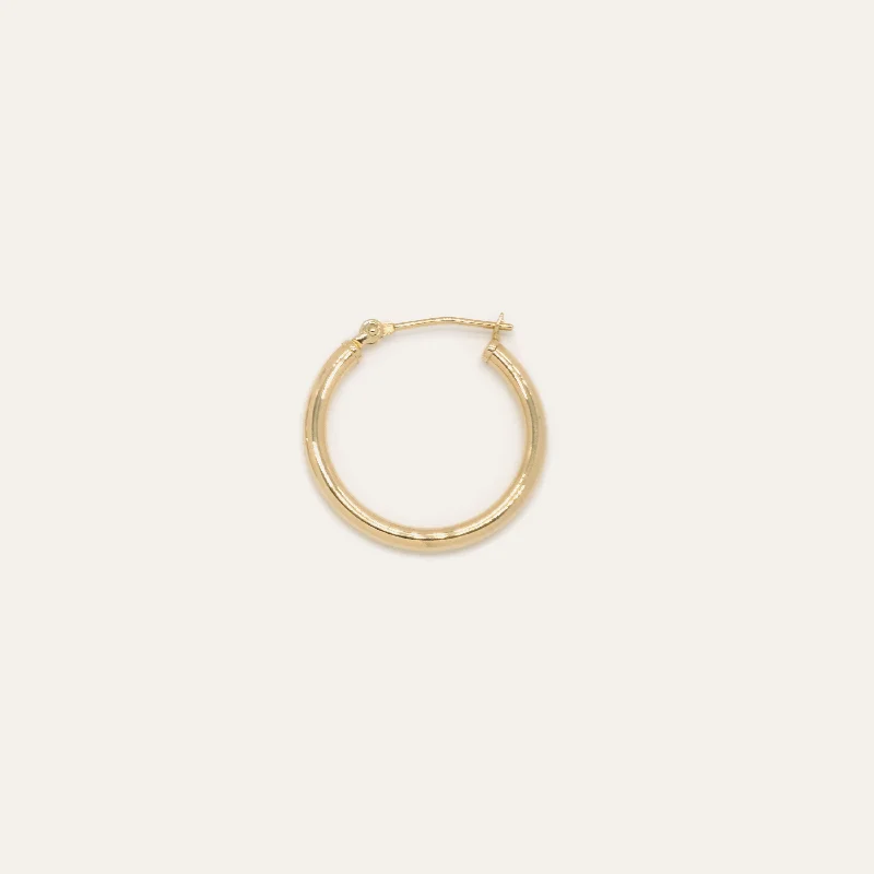 yellow sapphire engagement ring NY Hoop, Large